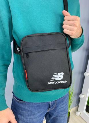 Сумка new balance текстиль черная