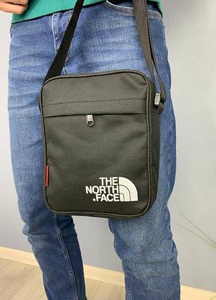 Сумка north face текстиль черная