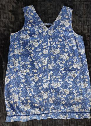 Льняное платье сарафан лён и вискоза пог-65 см большой размер3 фото