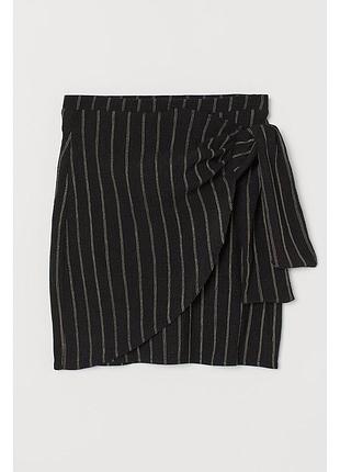 Спідниця чорна у смужку h&m