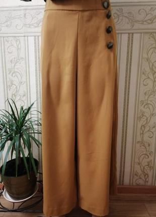 Классные  брюки палаццо бренда "zara" большого размера.3 фото