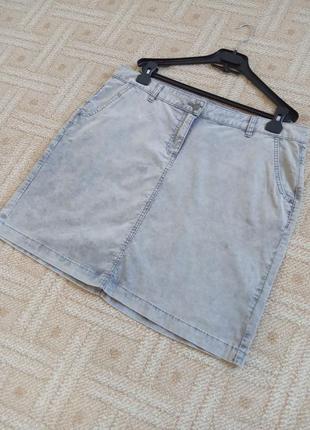 Вельветовая мини юбка tcm tchibo (германия), размер евро 462 фото