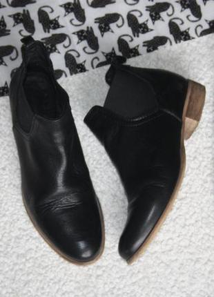 Кожаные ботинки челси туфли италия4 фото