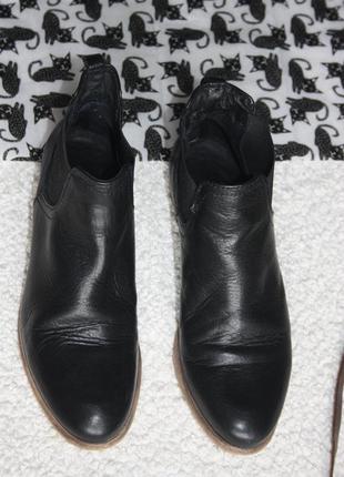 Кожаные ботинки челси туфли италия5 фото