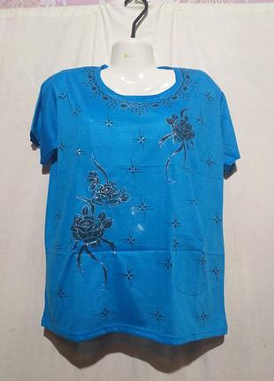 Футболка женская. батал . fasion. xl.