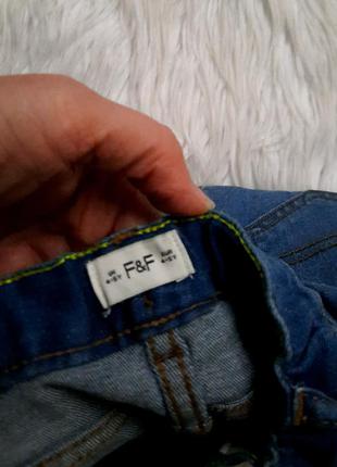 Шорти джинсові f&f 4 5 6 років4 фото