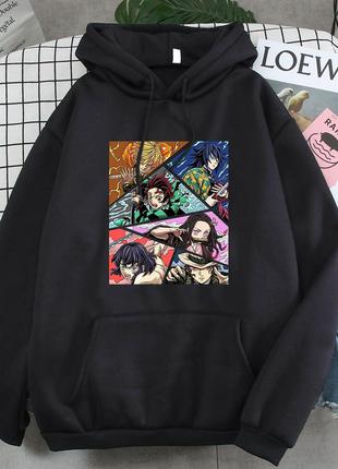 Худи с принтом «клинок рассекающих демонов»
