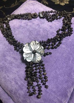 Намисто натуральний перламутр