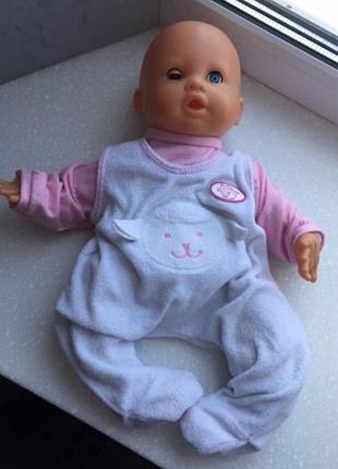 Музыкальный пупс, кукла, пупсик, baby annabell