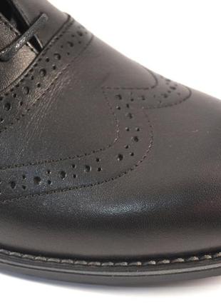 Туфли кожаные черные мужская обувь на каждый день rosso avangard felicete uomo grey line9 фото