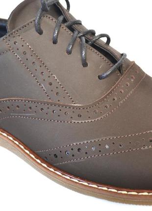 Туфли мужские комфорт на каждый день кожаные коричневые обувь больших размеров rosso avangard bs felicete brcr9 фото