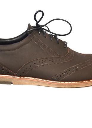 Туфли мужские комфорт на каждый день кожаные коричневые обувь больших размеров rosso avangard bs felicete brcr2 фото