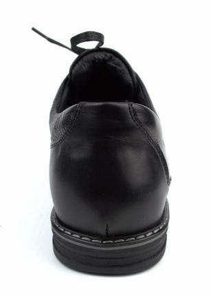 Туфли облегченные черные кожаные демисезонная мужская обувь больших размеров rosso avangard ragn comfort bs5 фото