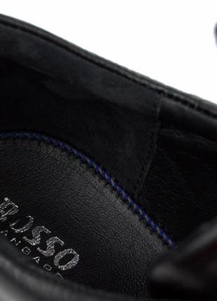 Туфли облегченные черные кожаные демисезонная мужская обувь больших размеров rosso avangard ragn comfort bs8 фото