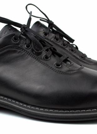 Туфли облегченные черные кожаные демисезонная мужская обувь больших размеров rosso avangard ragn comfort bs6 фото