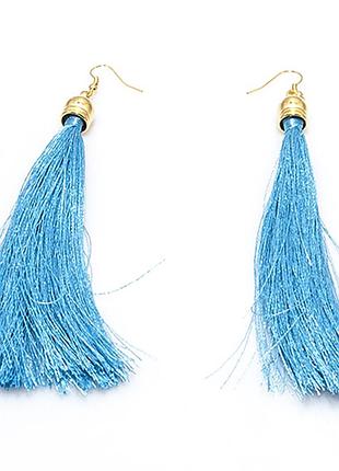 Сережки кисті блакитні