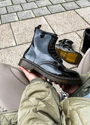 Лаковые ботинки dr martens4 фото