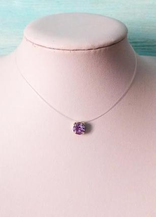 Підвіска-невидимка, кулька на нитці, камінчик на волосіні