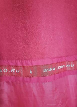 Яркий пуховик бренда kiko на девочку 3 лет (98см)4 фото