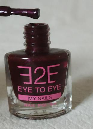 Faberlic eye-to-eye лак для ногтей ❤️ бордовый5 фото