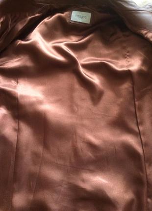 Кожаная кожаная 100% куртка пиджак s/ m7 фото