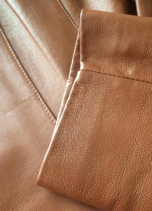 Кожаная кожаная 100% куртка пиджак s/ m9 фото