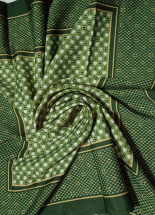 Шарфик . шарф в геометрический принт. косынка. платок.1 фото
