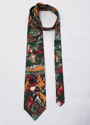 Tie rack disney краватка натуральний шовк італія мауглі балу
