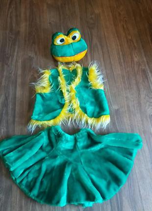 Мєховий новорічний костюм"жабка"