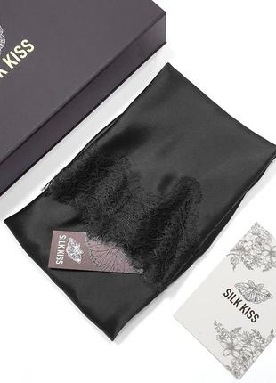 Сорочка черная шелк 100%  verona верона натуральный шелк .6 фото