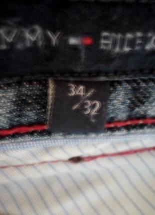 Джинсы tommy hilfiger w 34 l 32 пояс 90см8 фото