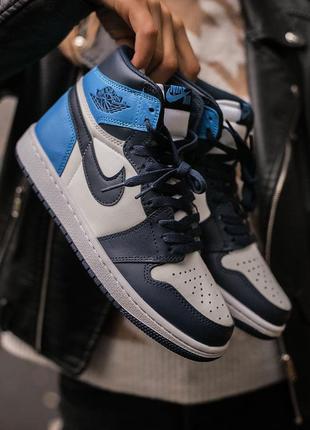 Кроссовки air jordan retro 1 “ blue”