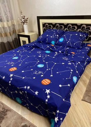 Комплект постельного белья планеты3 фото
