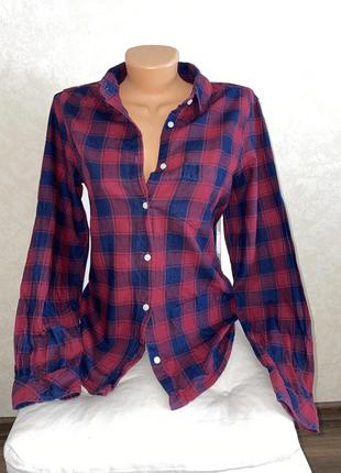 Рубашка сорочка в клетку h&m