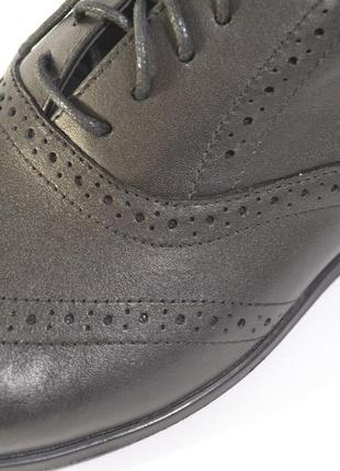 Мужская обувь больших размеров батальная туфли кожаные черные на каждый день rosso avangard felicete crock9 фото