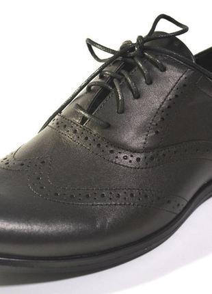 Мужская обувь больших размеров батальная туфли кожаные черные на каждый день rosso avangard felicete crock8 фото