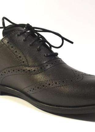 Мужская обувь больших размеров батальная туфли кожаные черные на каждый день rosso avangard felicete crock2 фото