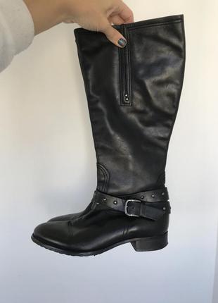 Кожаные высокие сапоги diletta 40-41