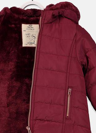 Теплая удлиненная куртка, пальтишко lc waikki 92-98, 98-104cm3 фото