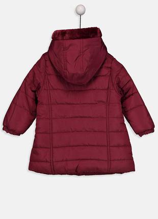 Теплая удлиненная куртка, пальтишко lc waikki 92-98, 98-104cm2 фото