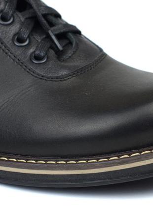 Кожаные мужские облегченные туфли черные обувь комфорт rosso avangard prince 2 black comfort6 фото