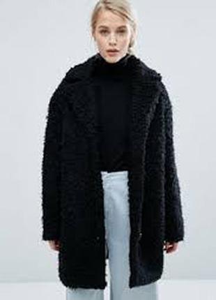 Плюшевое пальто amisu