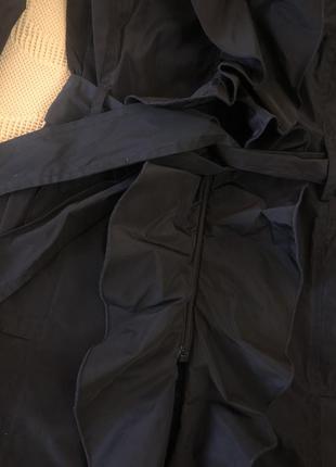 Темно синій плащ тренч пальто куртка вітровка rinascimento італія оригінал не зара3 фото