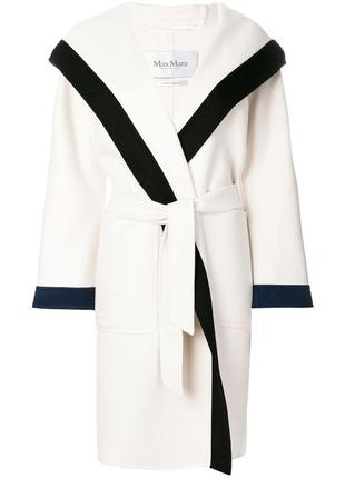 Брендовое пальто из шерсти и кашемира на запах в стиле халата кимоно max mara4 фото