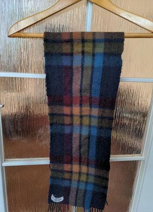 Вовняний стильний шарф.