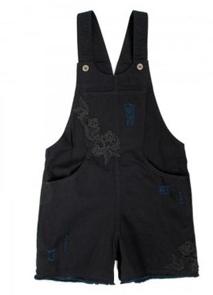 Джинсовий напівкомбінезон шорти для дівчинки