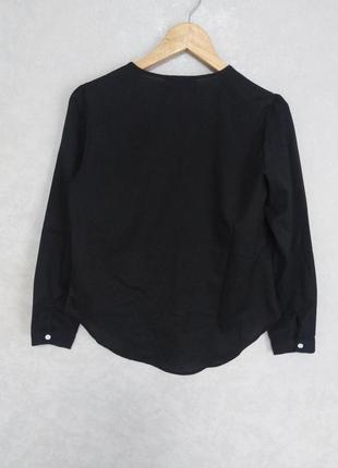 Легка чорна блуза, кофточка9 фото