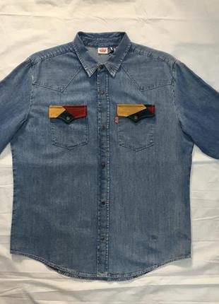 Рубашка мужская джинс levi’s , xl1 фото