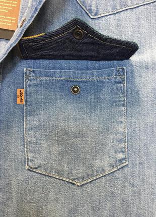 Рубашка мужская джинс levi’s , xl8 фото