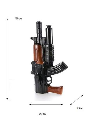 Штоф «автомат с гранотометом» - 0.25л.6 фото